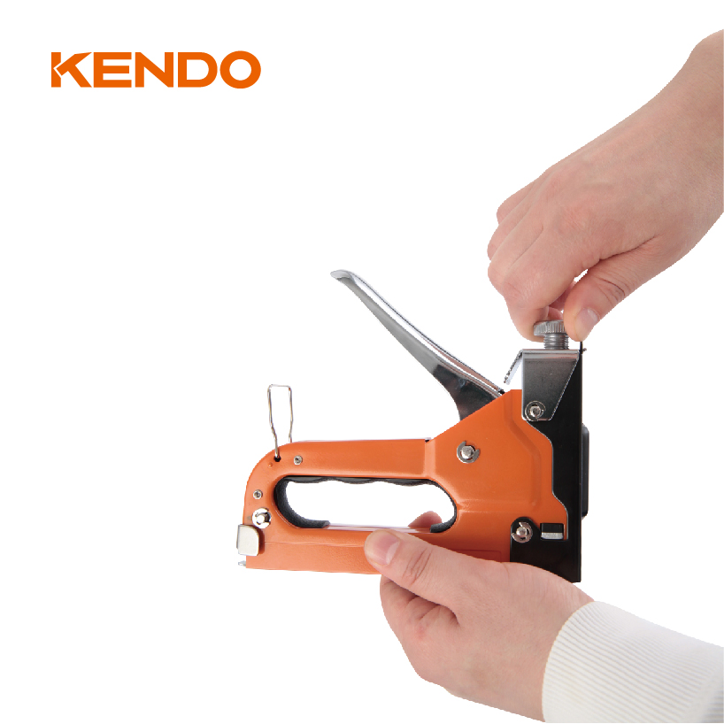 Kendo 3 in 1 Heavy Duty Staple Gun with Strong Steel Construction Provides Strength and Durability