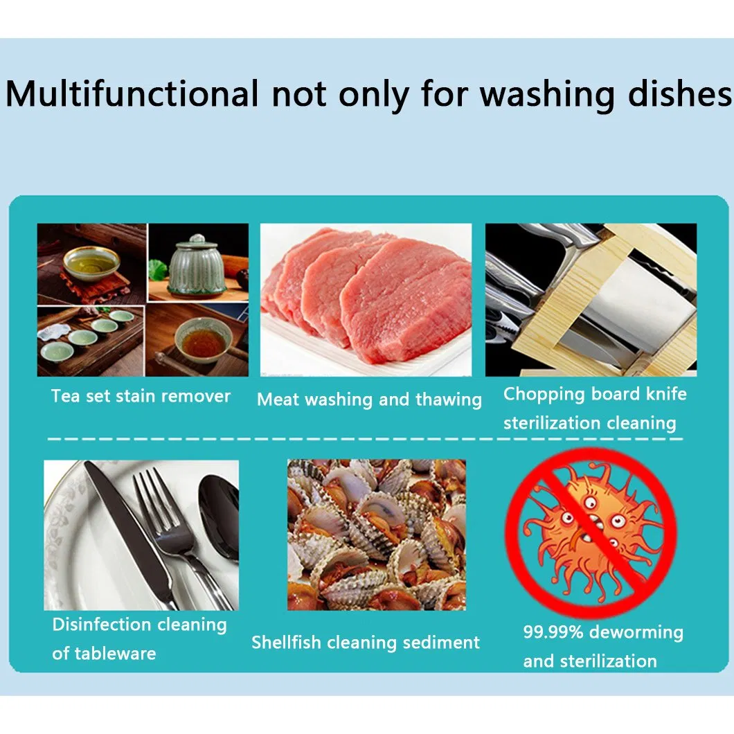 Commercial Ultrasonic Dishwasher One Machine Multi-Purpose Super Practicality