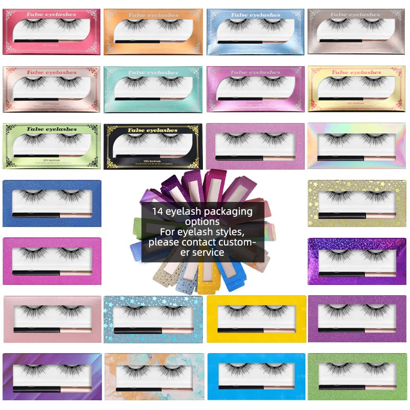 3D 5D 25mm Mink Eyelashes with Customized Logo Free Paper Packaging Box