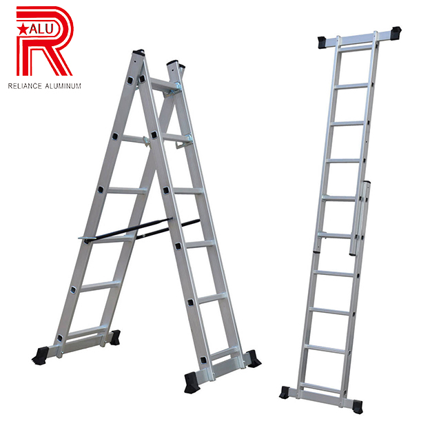 Aluminum Folding Ladder for Construction and Building Material Use