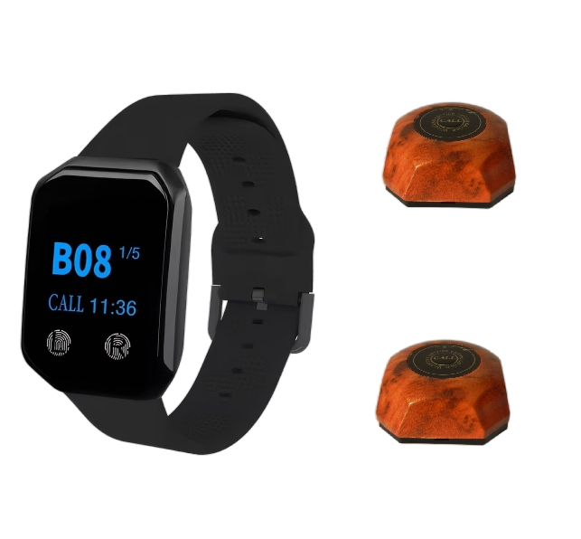 Wireless Cally System Waiter Watch Pager System