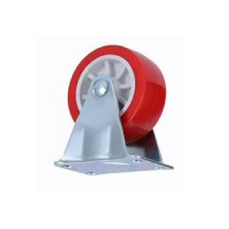 2-Inch Heavy Industrial Casters Factory Direct Sales Light Red Casters for Furniture