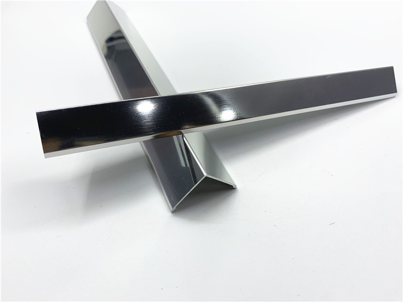 Colorful Decoration Stainless Steel T Shaped Tile Trim