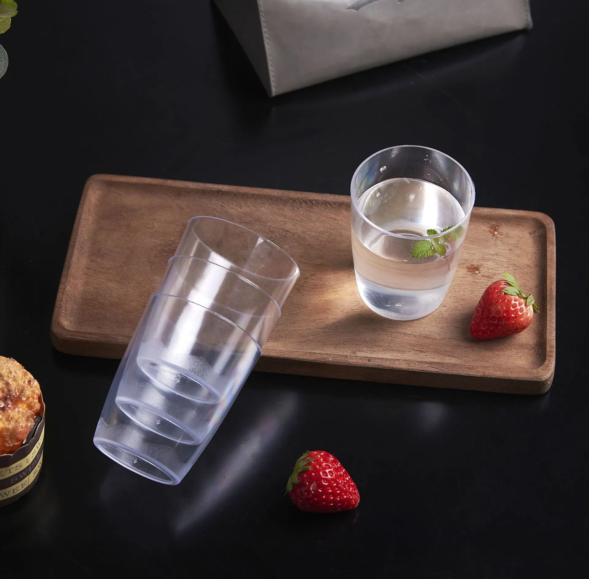 2000ml PS Clear Color Cold Water Kettle with 4PCS Cups for Summer