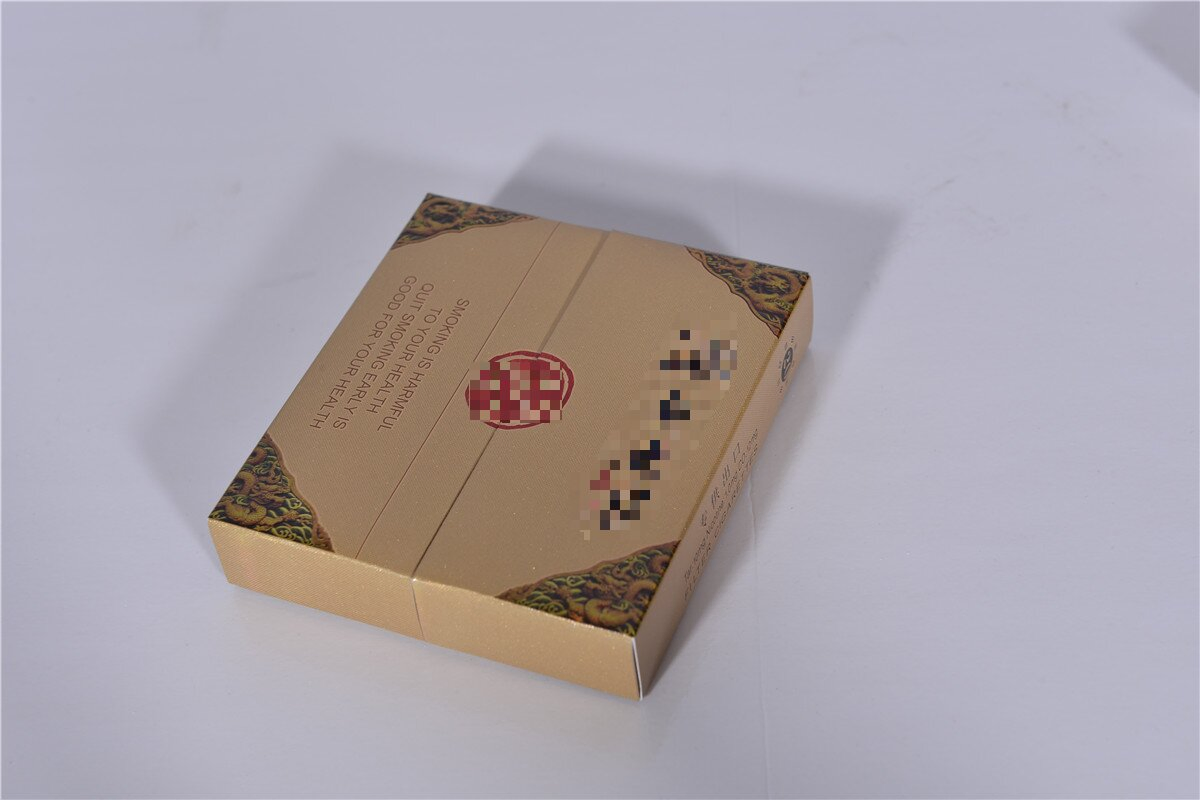 Good Quality Cigarette Paper Box Packets Cardboard Durable Tobacco Cigarette Packaging Paper Box for Wholesale