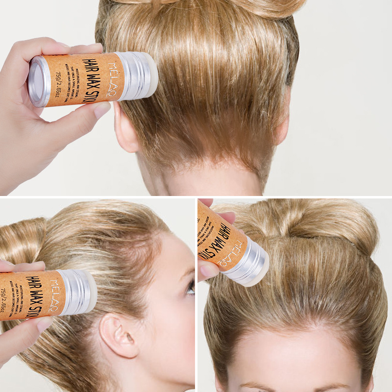 Private Label Hair Wax Stick Finishing Stick Custom Logo Hair Styling Edge Control Pomade Hair Wax Stick