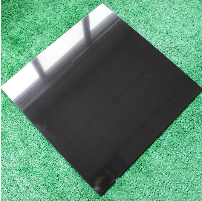 Black Color Polished Tile Ceramic Floor Tile, Porcelain Tile for Home Decoration Skirting Tile 600*600