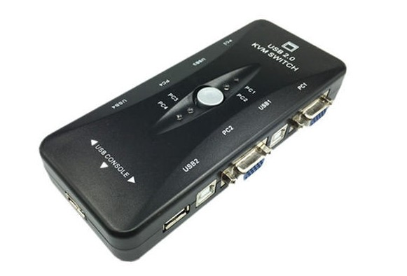 4-канальный USB KVM-переключатель VGA