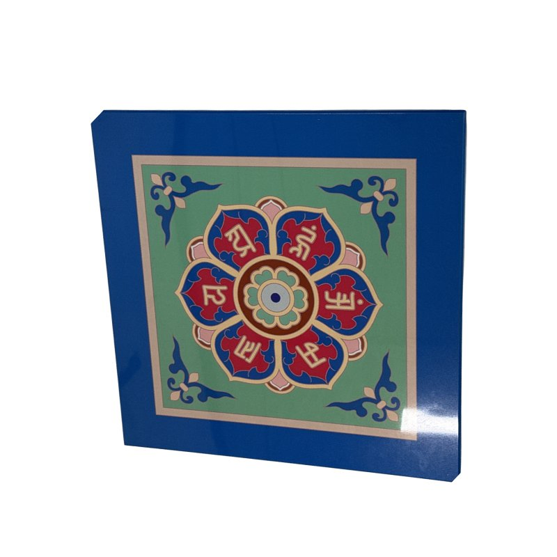 Embossed Aluminum Ceiling Panel Geometric Pattern for Temple Style Ceiling