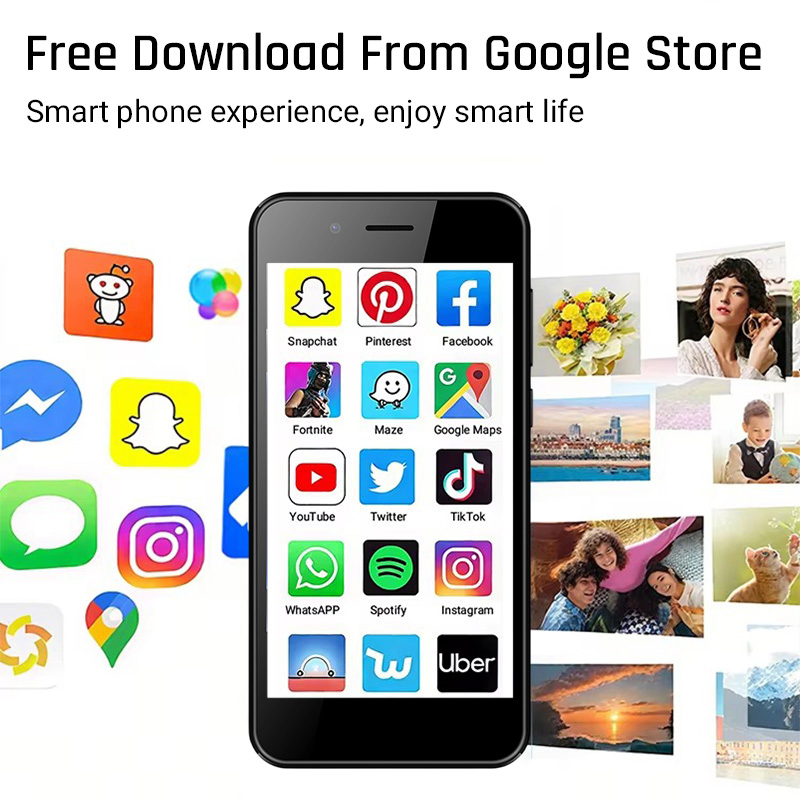 5" 3G Unisoc Sc7731e Quad Core Android13 Dual SIM 2000mAh Battery Smartphone