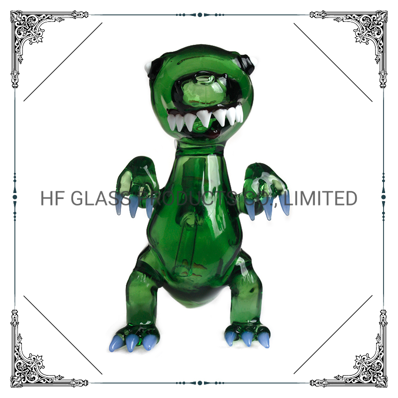 2022 New Cute Animal Mini Pipes DAB Dinosaur Oil Rig Hand Blown Pyrex Wax Tool Smoke Set Wholesale Smoking Glass Water Pipe