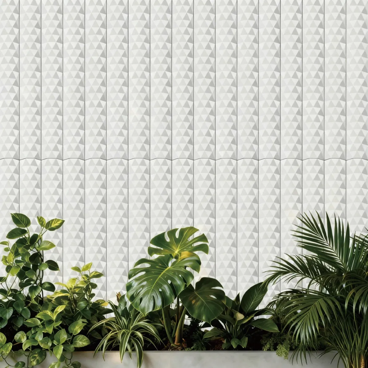 Concrete 3D cladding tile Brick UHPC for Home room warehouse Interior Exterior Wall eco-friendly durable Arco 125*400*10mm