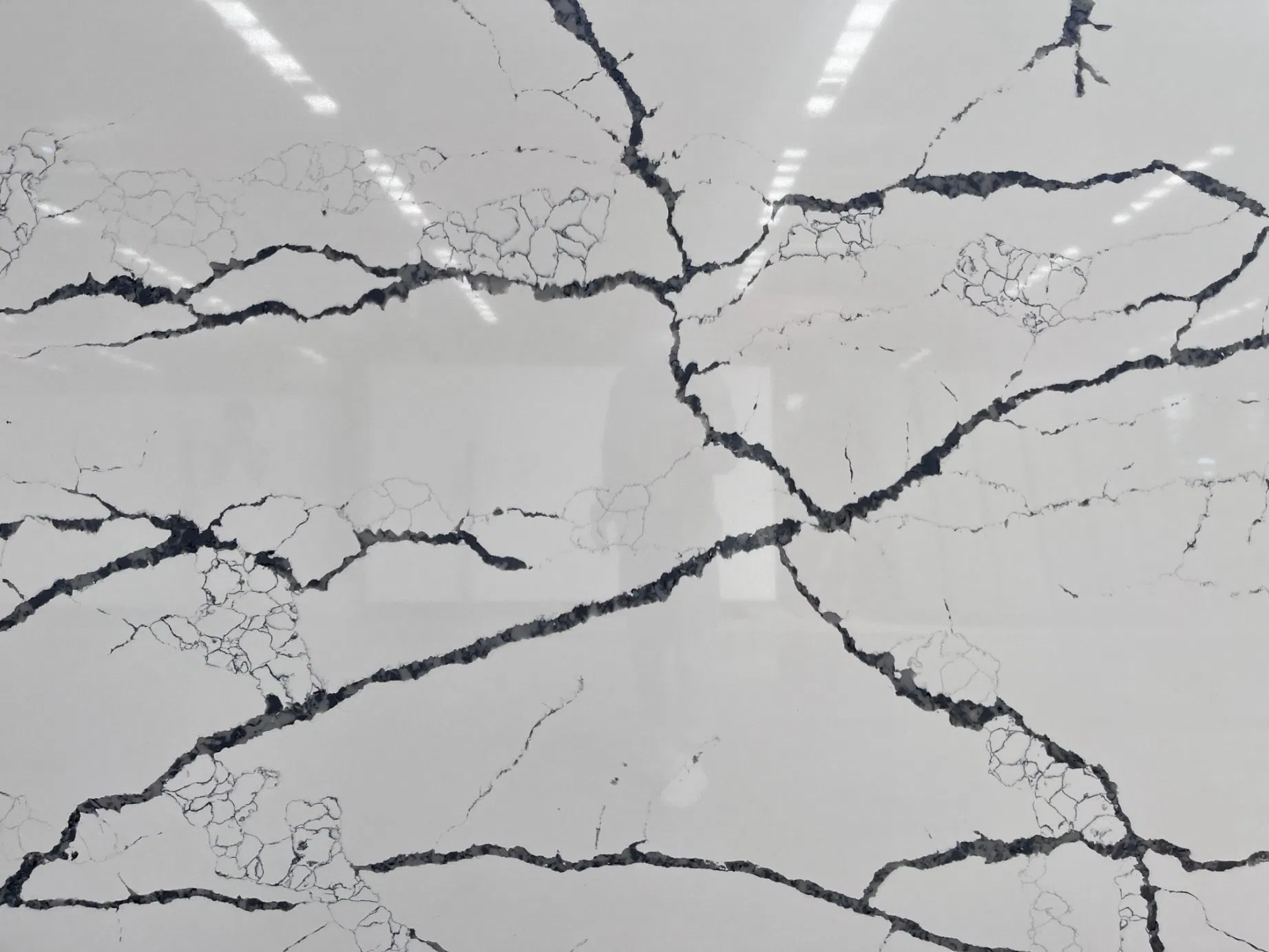 White Marble China Factory Artificial Quartz Stone Slabs Terrazzo Granite
