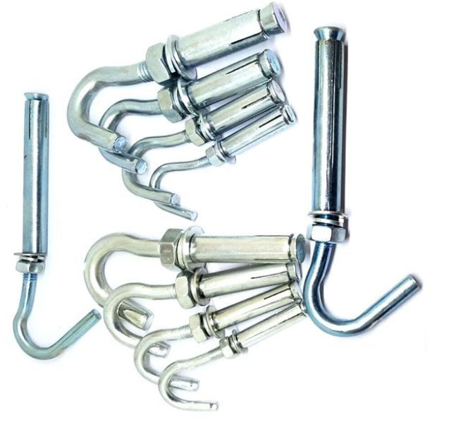 Анкерный болт с крюком для бетона и кирпича