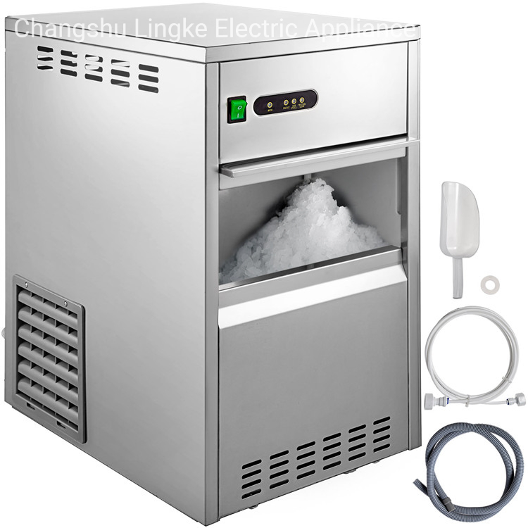 30-500kg Crushed Flake Ice Maker Produce Granular Ice