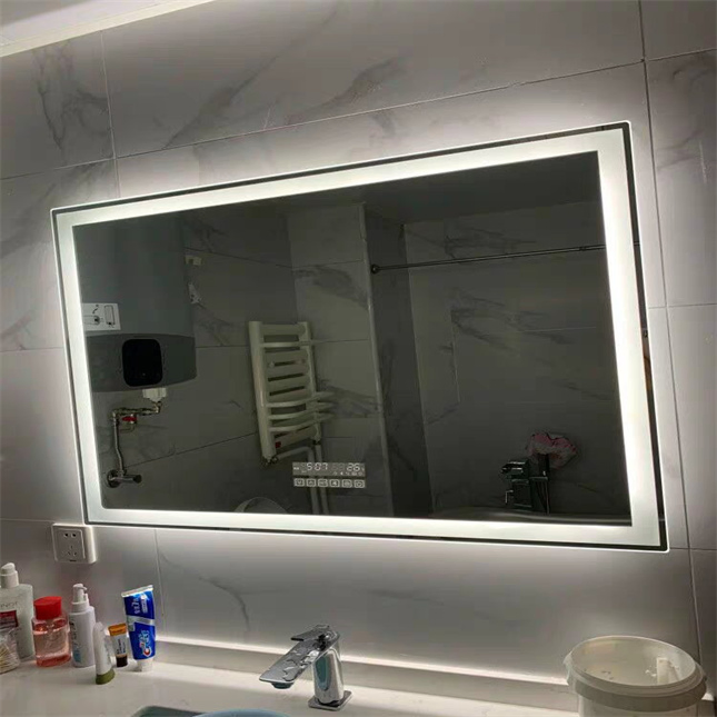 Round Bathroom Function LED Mirror for Makeup Vanity Salon with Anti-Fog