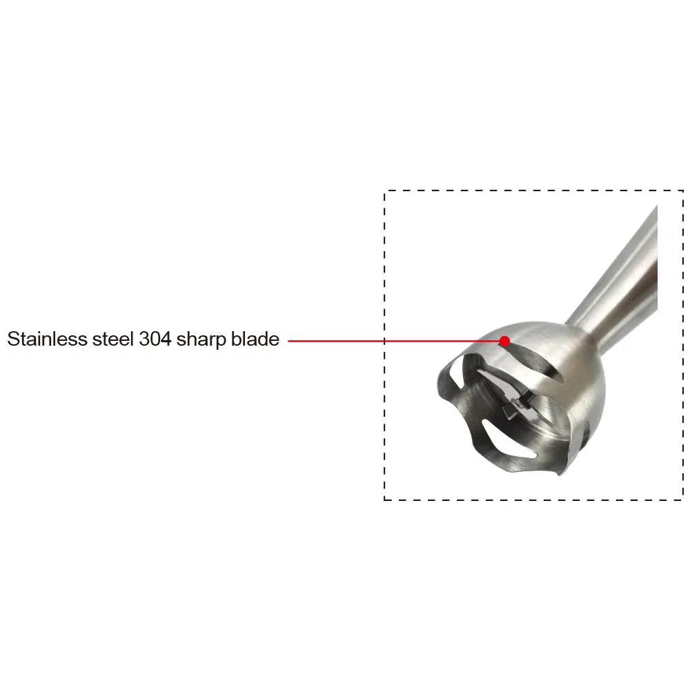 Multi-Use 1000W Handstick Blender with LED Liqht Immersjon Hand Blender