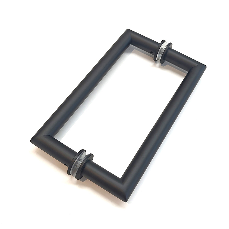 Wholesale Stainless Steel Toilet Glass Door Cubicle Hardware Round Tube Sanitary Ware Accessories Brass Pull Fittings Slidng Shower Enclosure Room Handle