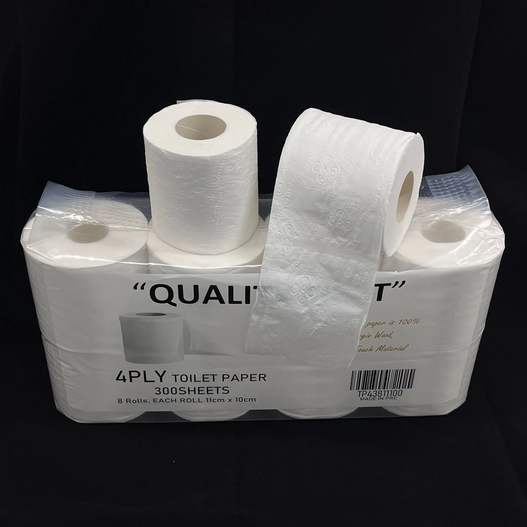 Wholesale Cheap Recycled A Grade Toilet Paper Factory Price 2/3/4ply 10*11cm Toilet Paper Roll Manufact