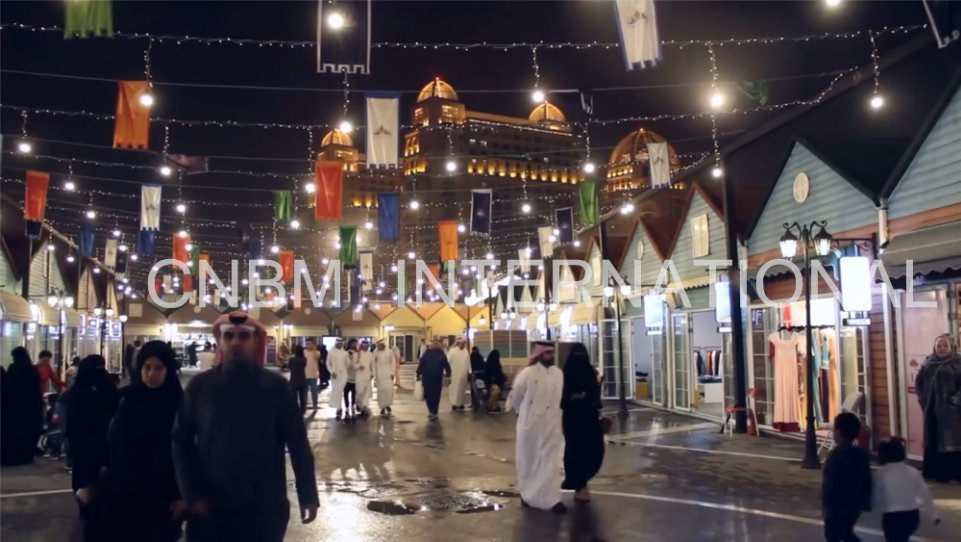 Prefabricated Light Steel Structure Caravan Hut for Outlets Shopping Village