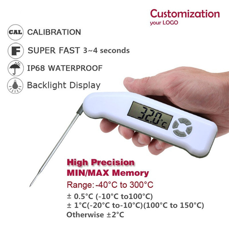 0.5° C Accuracy Waterproof Immersible Electronic Digital Food Cooking Thermometer