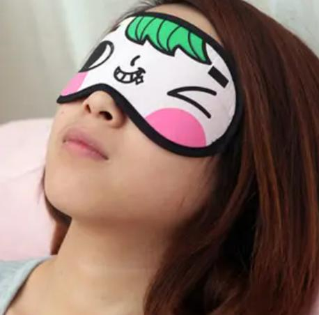 100% Polyester Promotion Customs Sleep Eye Mask