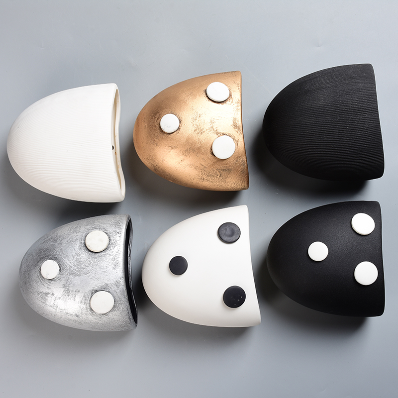 Горшок керамический настенный парижский стиль плетеные ручки