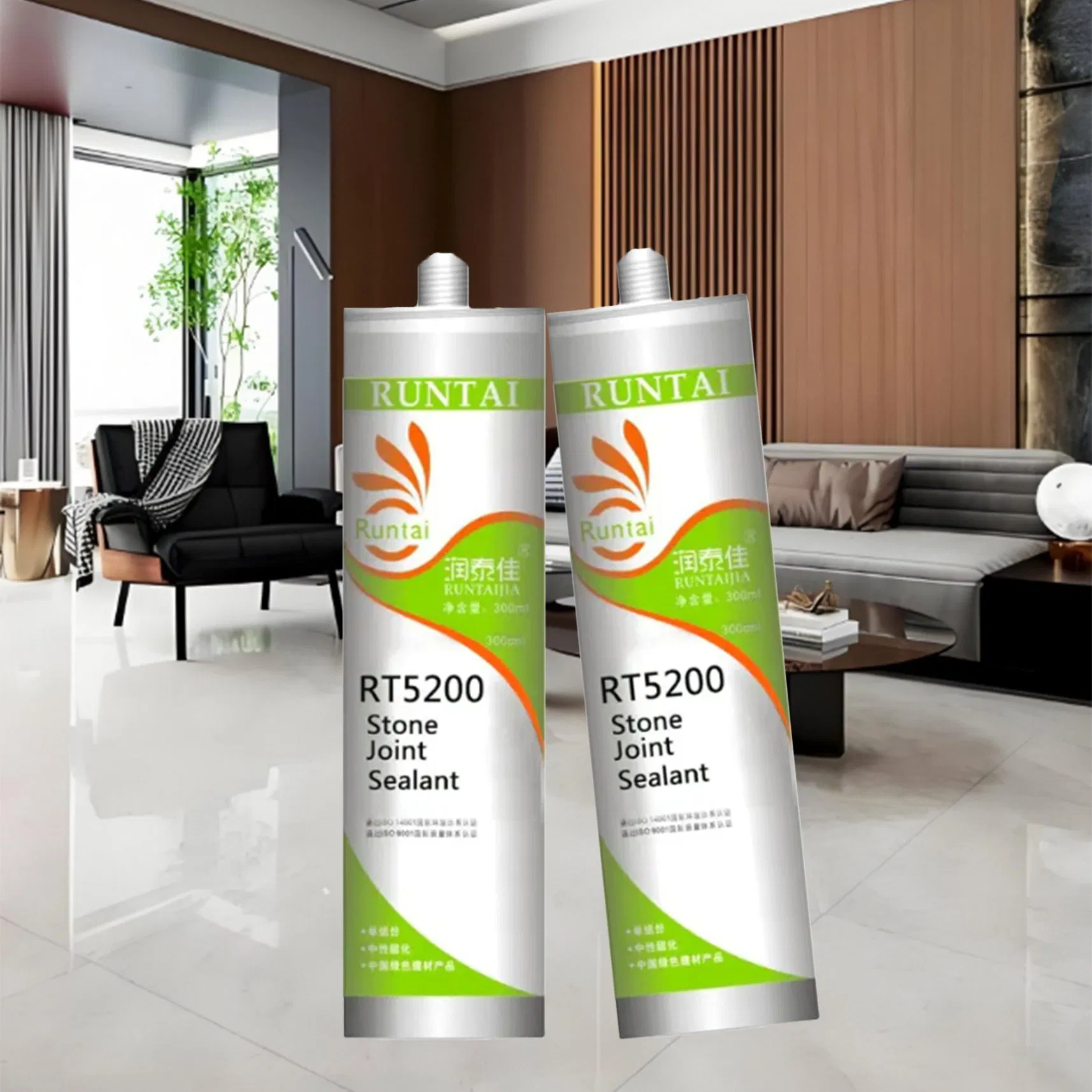 Runtai Premium Weather-Resistant Silicone Sealant for Stone Walls