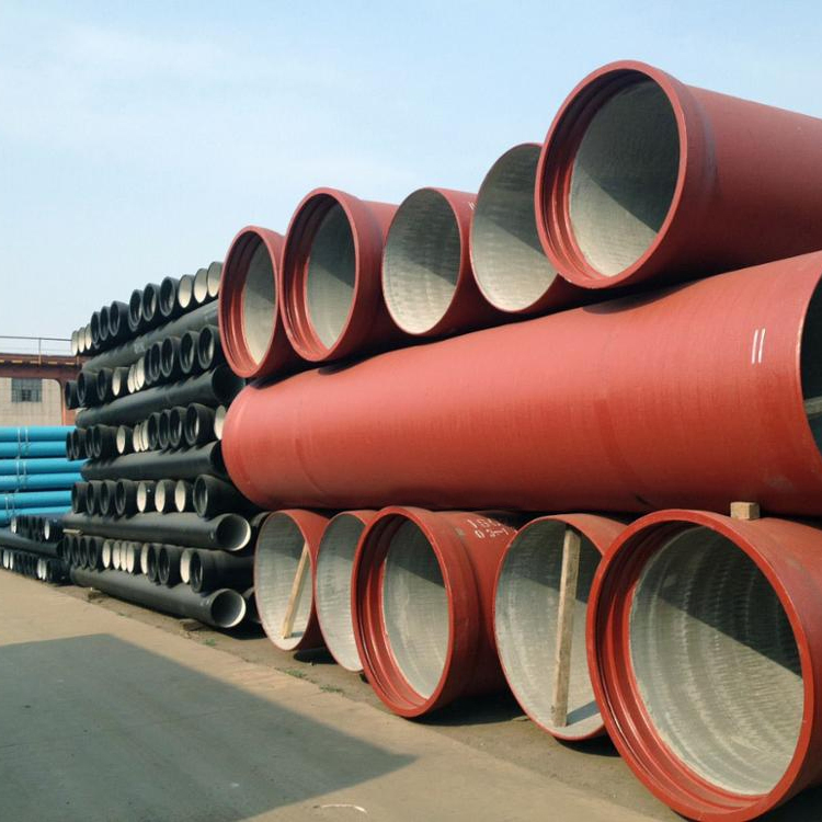 En545 ISO2531 Class K8 K9 C30 C40 Ductile Iron Pipe DN100 DN200 DN400 DN600 DN700 Cement Mortar Lining Bitumen Painting Ductile Iron Pipe for Drinking Water