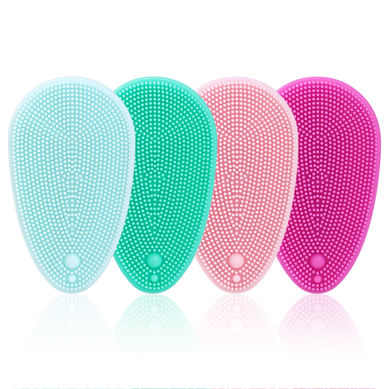 Набор из 4 силиконовых щёток для умывания лица