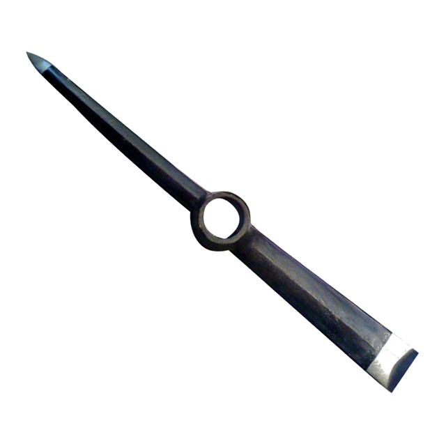 Red Color Painted Steel Pickaxe Wood Handle Steel Pick Pickax