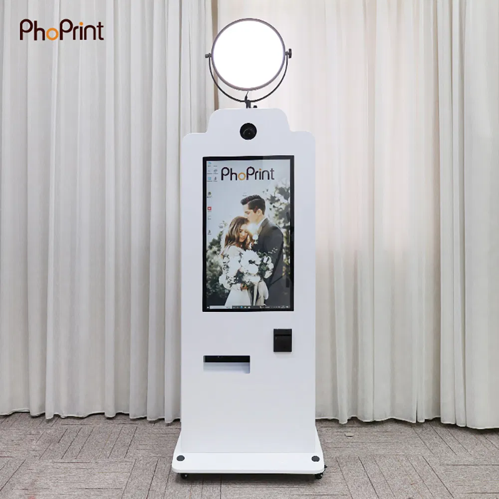 AI Фотобудка с принтером и сенсорным экраном для оплаты