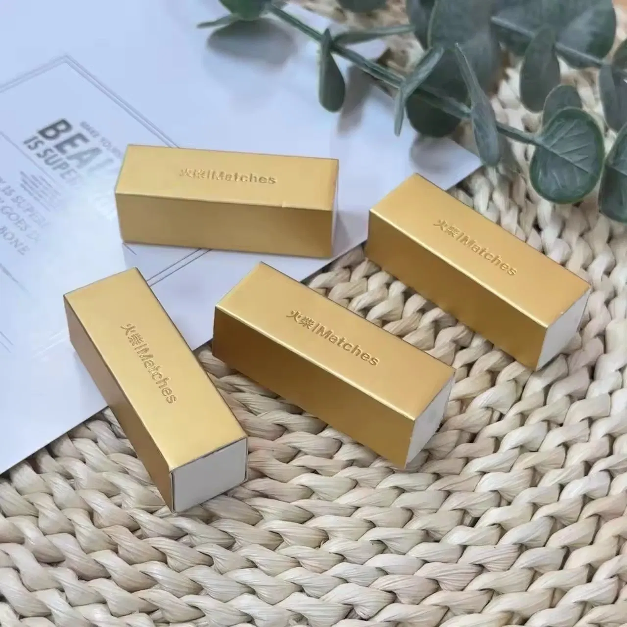 Best Matches Sticks Long Safety Custom Matches Holder Luxury Wooden Tip Packing Personalize Candle Matches