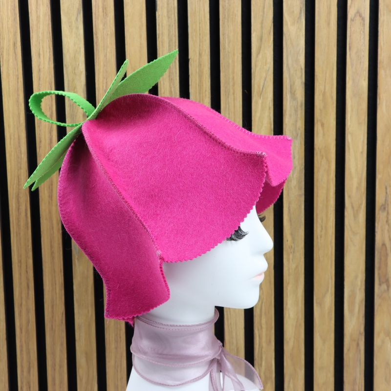 High Quality Custom Russian Banya Wool Felt Adult Sauna Hat Necessary for Hair Care High Quality Shower Sauna Caps
