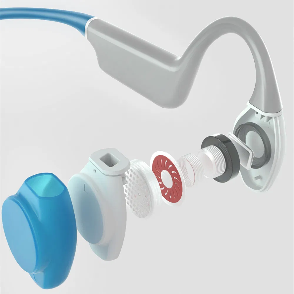 Bone Conduction Headset with Boom Mic for Learning, Business Use Bluetooth Headset