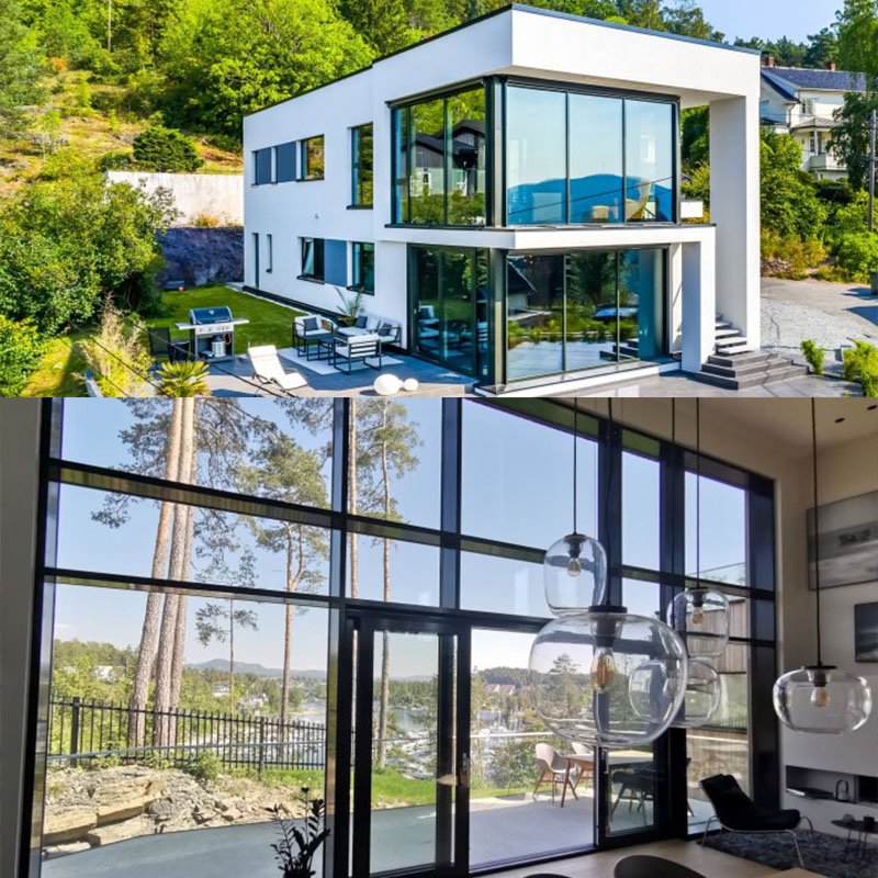 Premium American Triple Glazed Aluminum Curtain Wall System