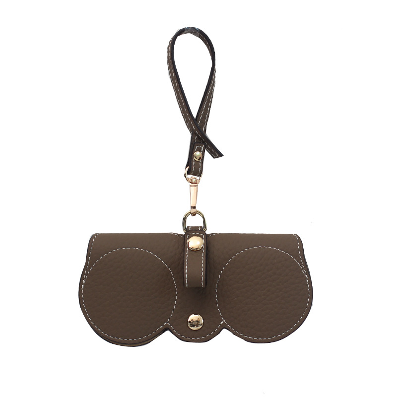 Ea125 Eyeglass Branded Custom Cover Glas Sun Pouch Designer Sunglass Cases Luxury for Eye Leather Glass Case