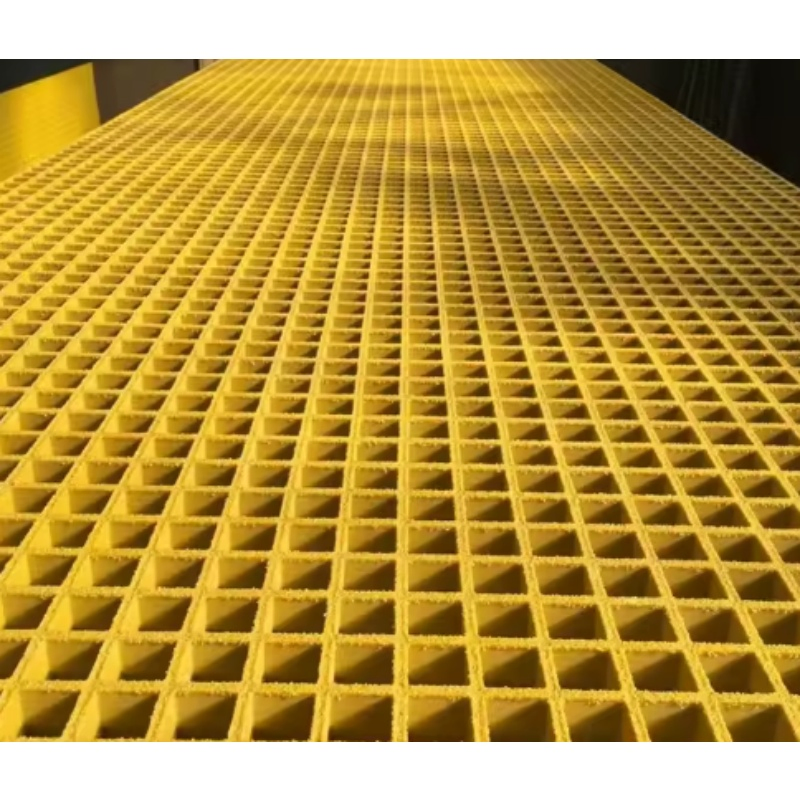 Heavy Duty FRP/GRP Grating Molded Fiberglass Grid with Cutting Processing Service