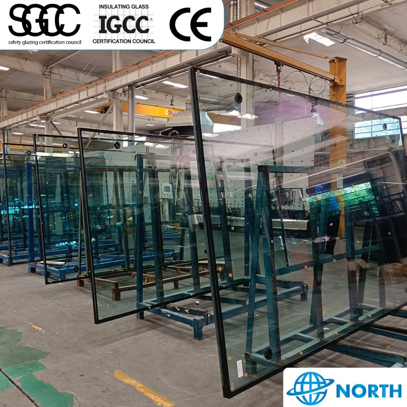 Wholesale Window Low E Double Wall Laminated 1 Inch Tempered Curved Double Vacuum Insulated Glass