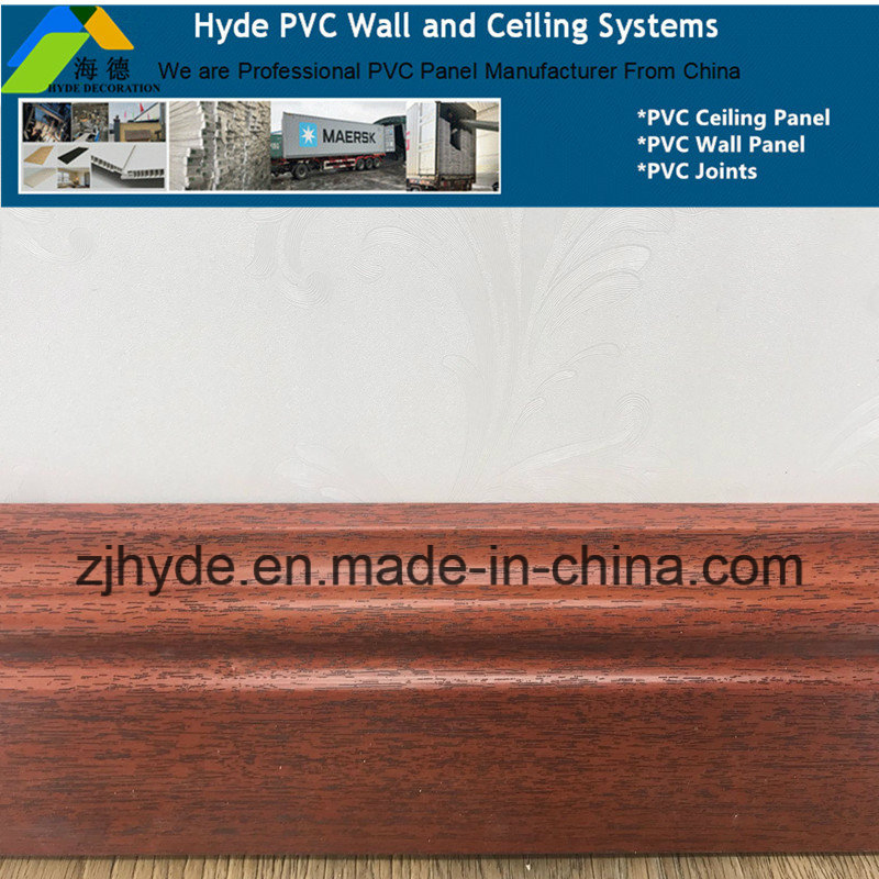 New Design PVC Waterproof Wall and Ceiling Decoration PVC Cornices Top Joint