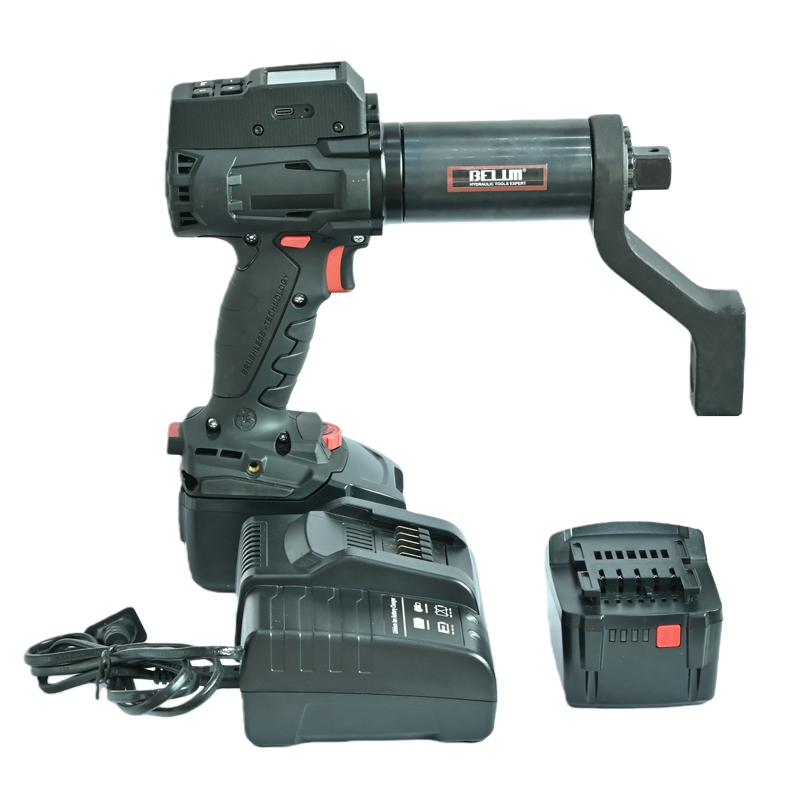 Large Screen Cordless Dual Speed Battery Torque Wrench 80- 300 N. M