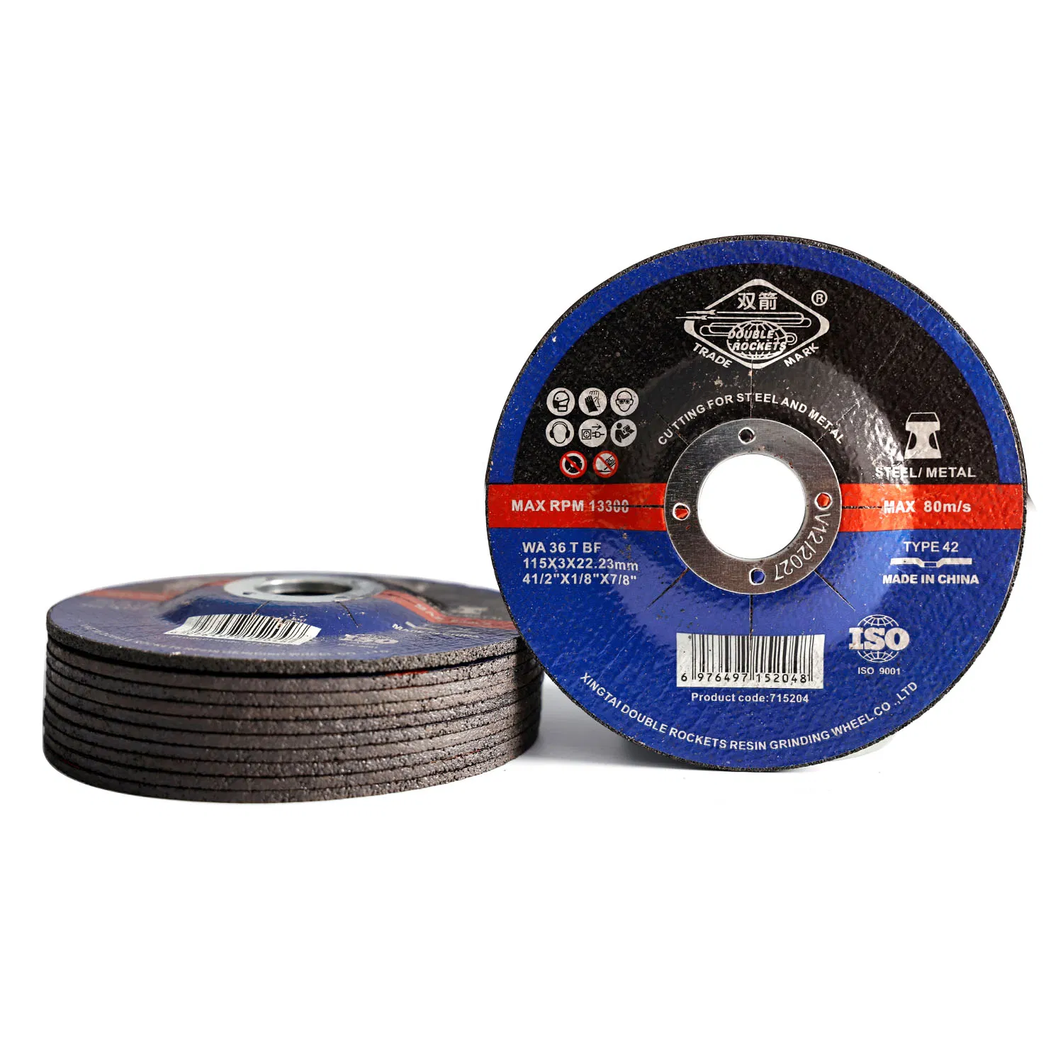 115*3mm 125*3mmt42 Abrasive Grinding Disc Cut off Wheel Cutting Disc for Metal Stainless Stone