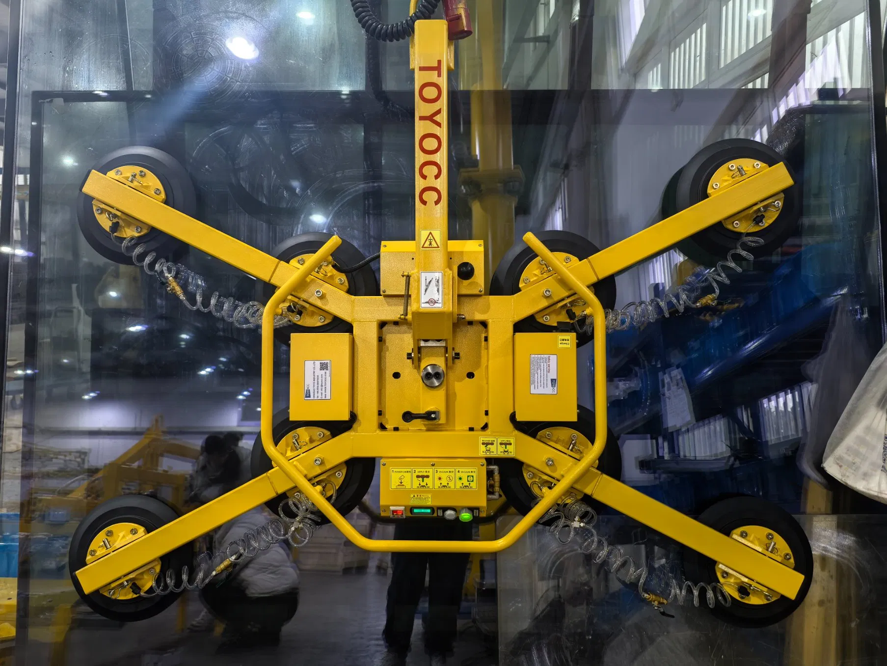 Electrical X Type Glass Vacuum Lifter for Lifting Glass Metal and Sheet
