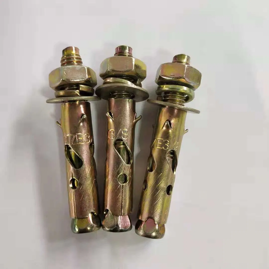 Wholesale High Quality 3/8 Sleeve Bolt Antiskid Shark Fin Type Anchors Fish Anchor Bolt Concrete Anchor