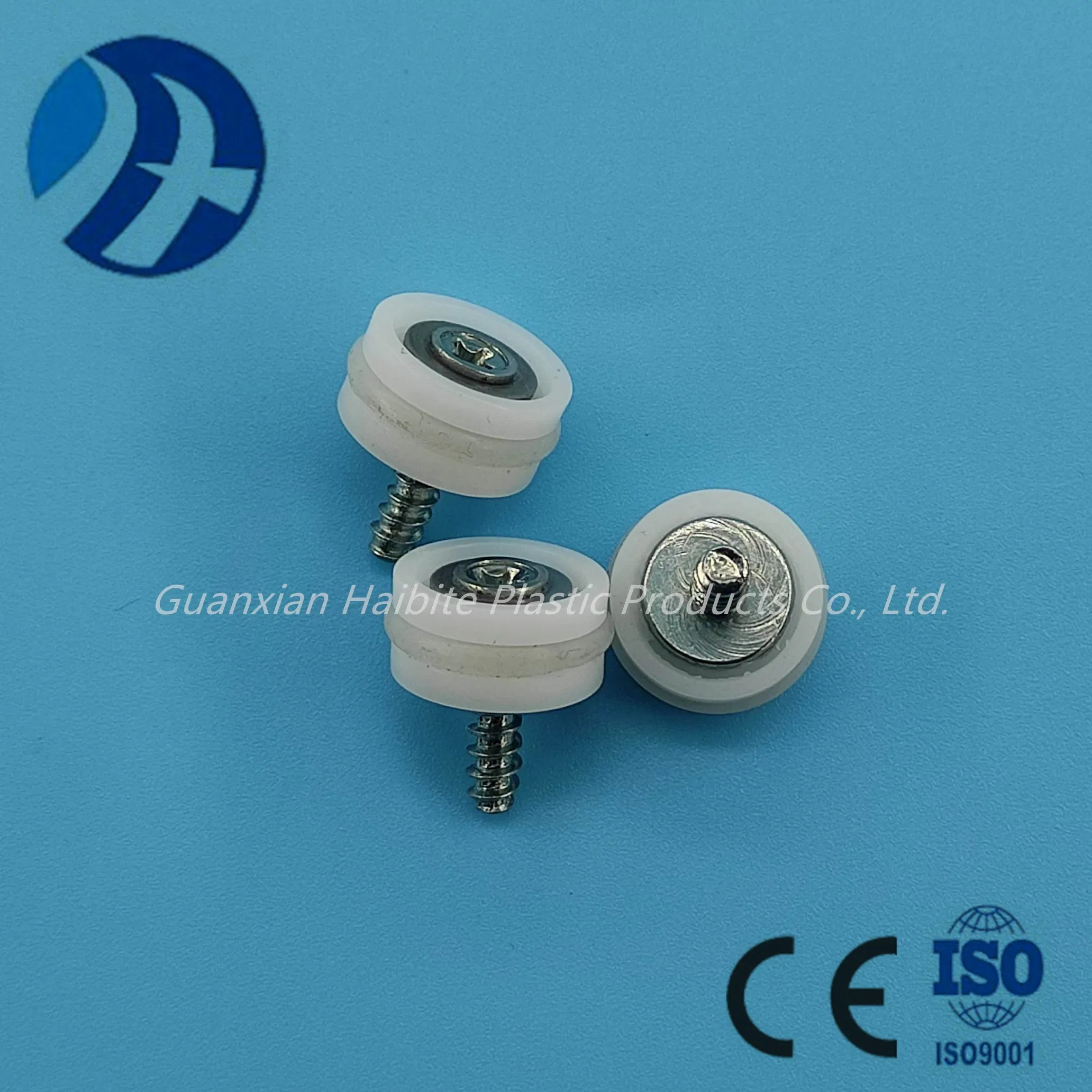 China Factory Plastic Nylon Pulley Size 10.8*15*7.5mm Plastic with Screw Roller