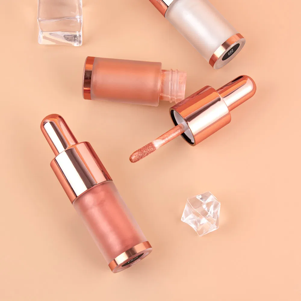 Face Body Makeup Products Private Label Liquid Shimmer Eyeshadow Contour and Highlighter