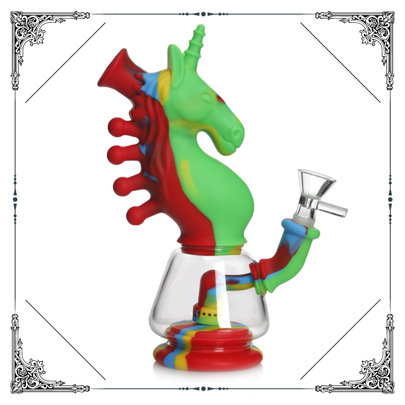 Phoenix Star Silicone Pipe Pocket Hand Pipe Mixed Colors Sweet Puff Hookah Smoking Pipe Wholesale Price