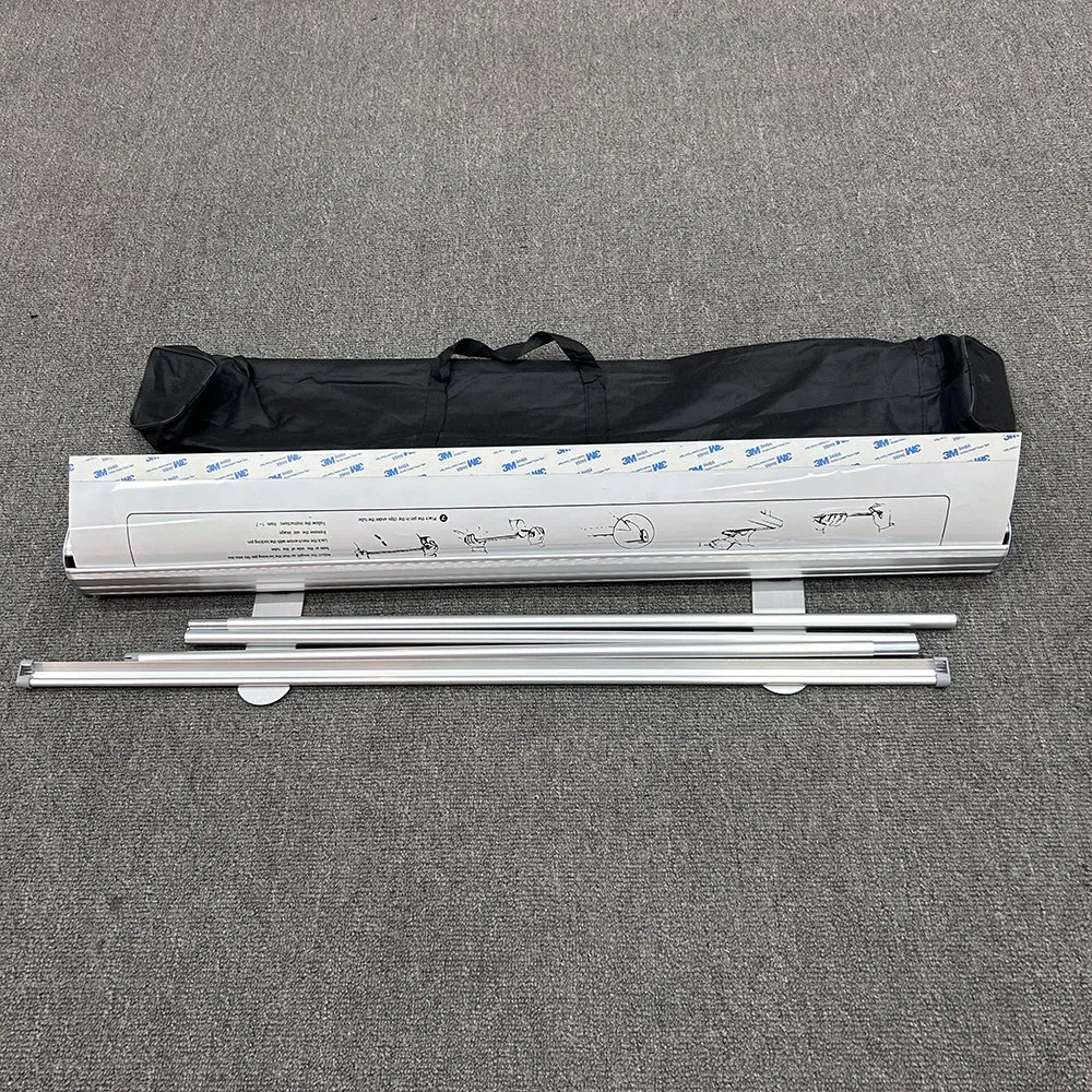 Advertising Equipment Roll up Banner for Trade Shows & Exhibitions Retractable Portable Aluminum Alloy/Plastic Steel