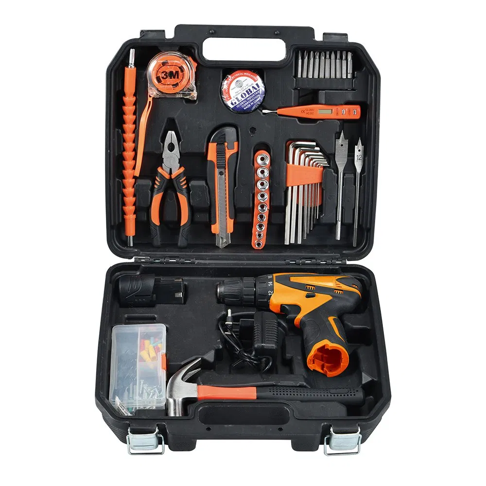 Cordless Power Tool Kit with Versatile Tools for Construction