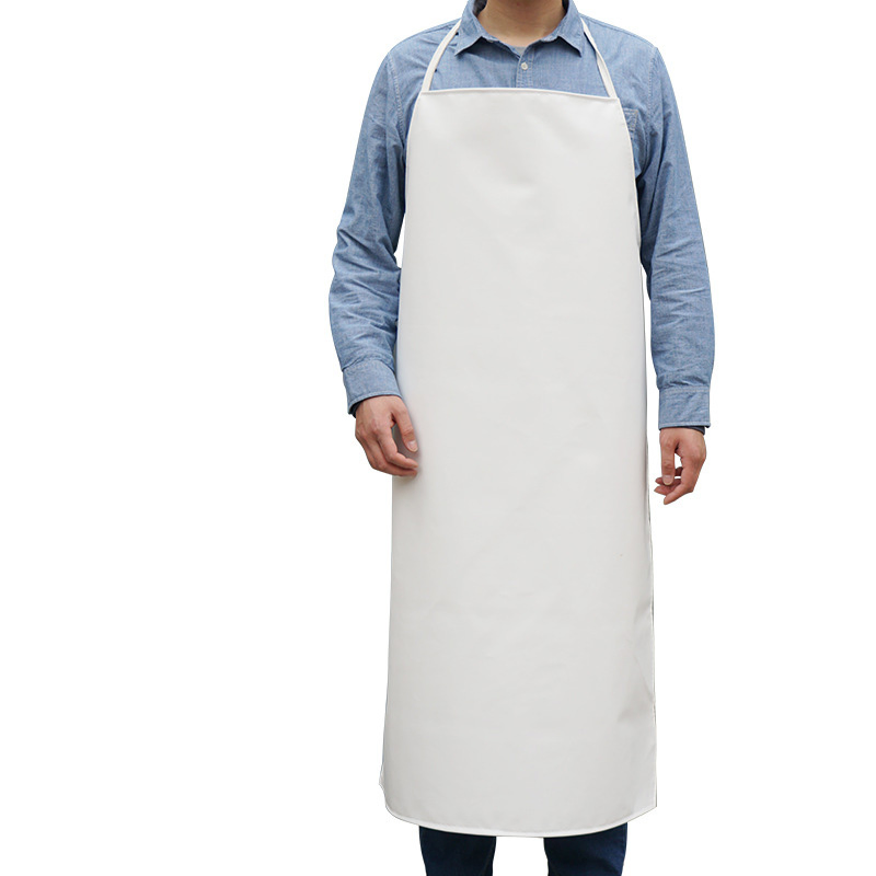 Custom Coffee Shop Chef Restaurant Work Tool Bib Leather Garden BBQ Uniform Plain Cotton Barber Leather Aprons